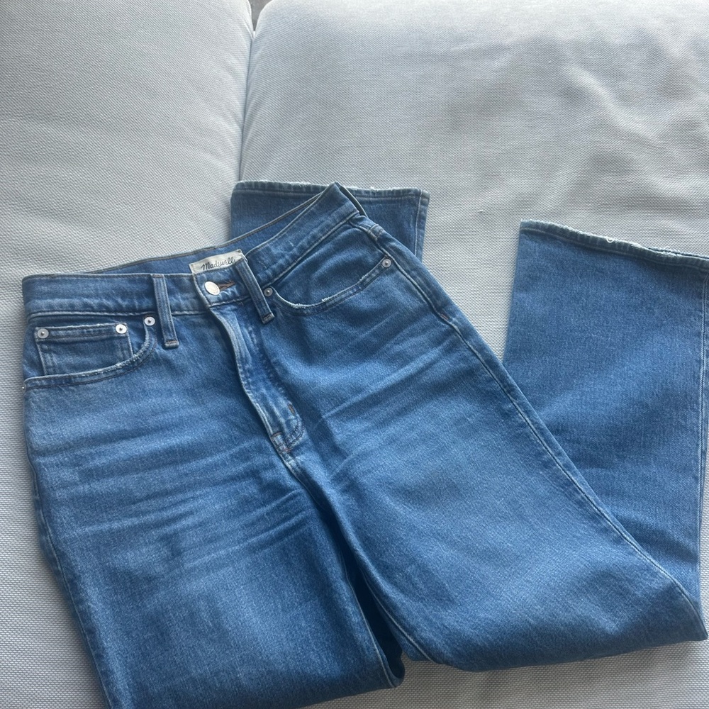 Madewell Perfect Vintage Flare Crop Jeans - 26